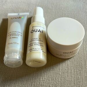 OUAI Hair and Body Travel Essentials Trio